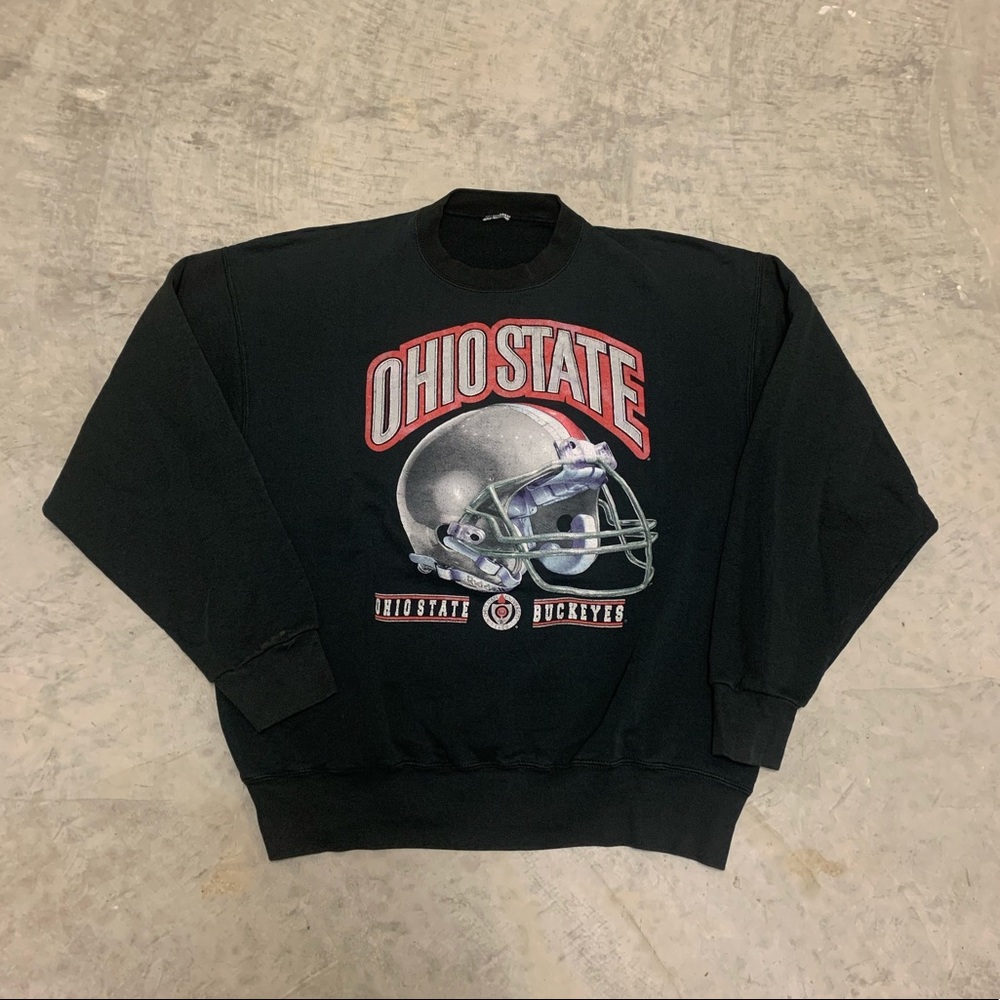 Vintage 90s Ohio State Buckeyes Helmet Crewneck